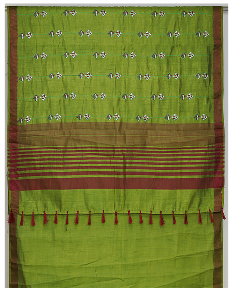 yellow green art silk saree for party wear and casual wear Sarees sreevalsamsilks