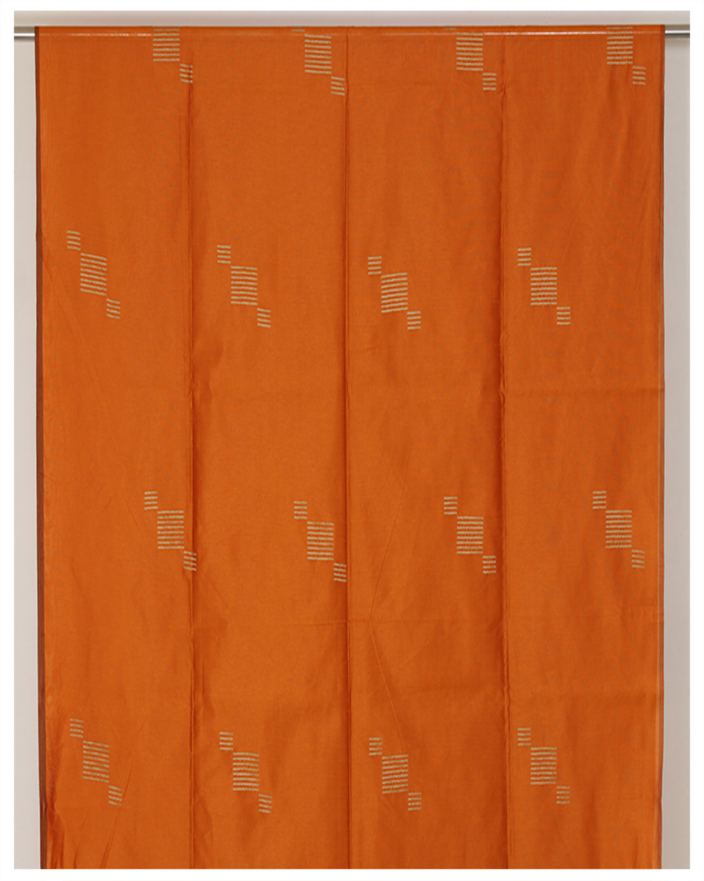Orange colour semi jute saree for casual wear Sarees sreevalsamsilks