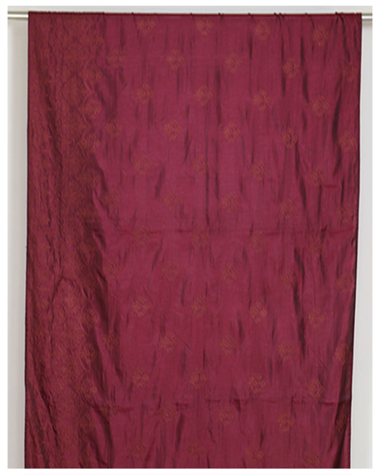 Wine red Casual wear sana silk Saree Sarees sreevalsamsilks