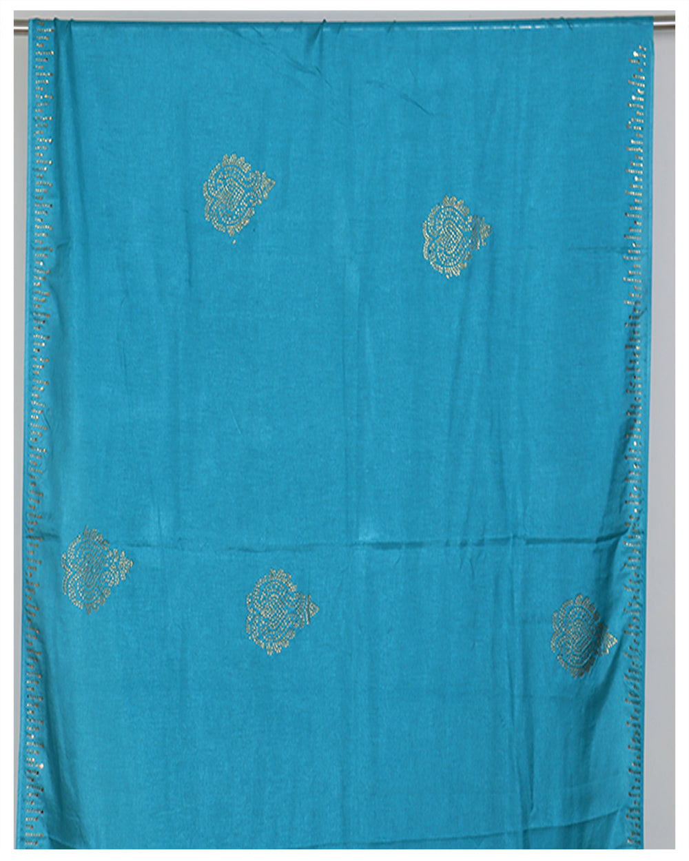 Aqua blue semi tusser fancy saree for party wear Sarees sreevalsamsilks