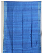 Textured Blue Daily  Wear Semi Jute Saree Sarees sreevalsamsilks