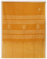 Ochre Yellow Tusser Silk Saree for Daily Use Sarees sreevalsamsilks