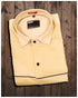 Shirts  Shirt  Printed shirt  Mustard Yellow Full Sleeve Stripe Shirt  mens casual shirts  Men&
