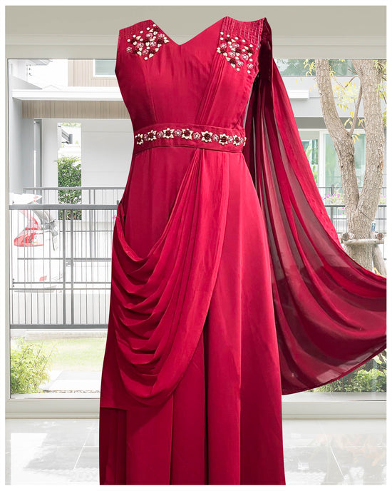 womens designer products  Maroon Colour Designer Party Wear For Women  DESIGNER PRODUCTS FOR WOMEN  Designer Products  Designer Product
